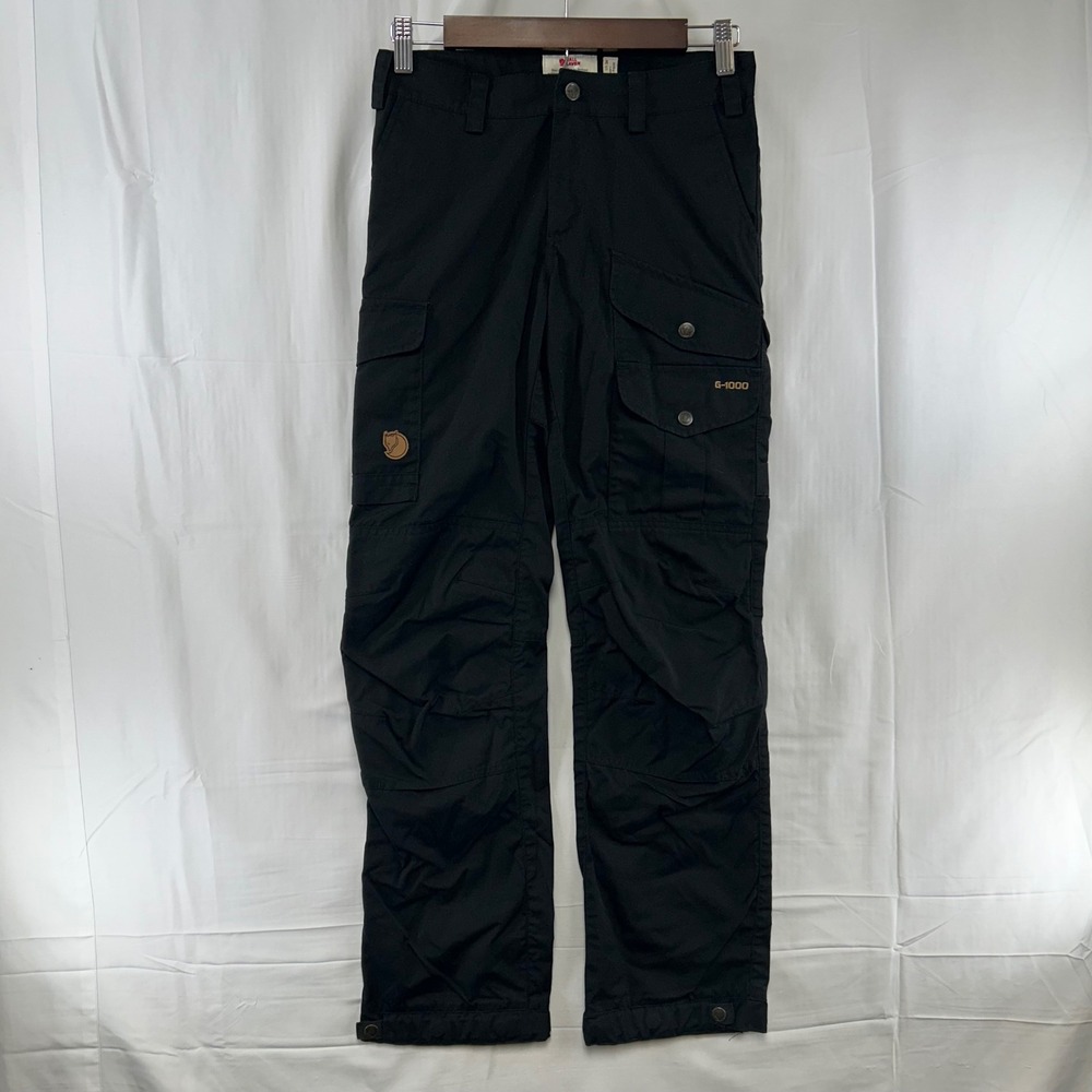 Fjallraven Vidda Pro Trousers Women 26 Black G-1000 Hiking Pants 89335